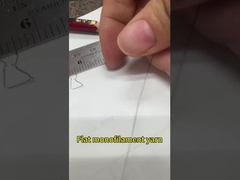 Benang monofilament sintetis bentuk datar poliamida nilon