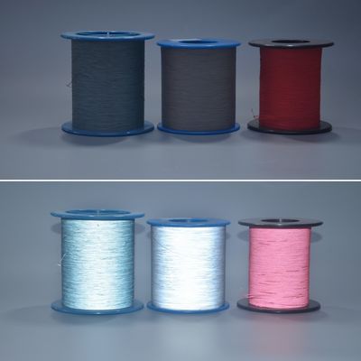 0.2MM Warna abu-abu alami High Light Reflective Strip Reflective Thread Reflective Yarn