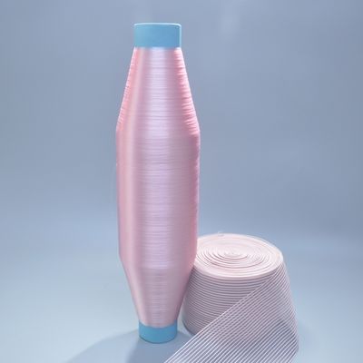 Benang Monofilament Polyester Twist Rendah 0.20mm PET Permeabilitas Udara Besar
