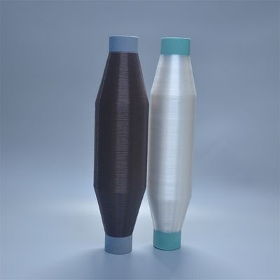 50D Hitam Warna PET Polyester Monofilament Berliku Garment lengan