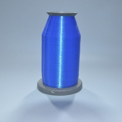 120D 0.12mm Polyamide Yarn Warna Biru Benang Sulaman Tak Terlihat