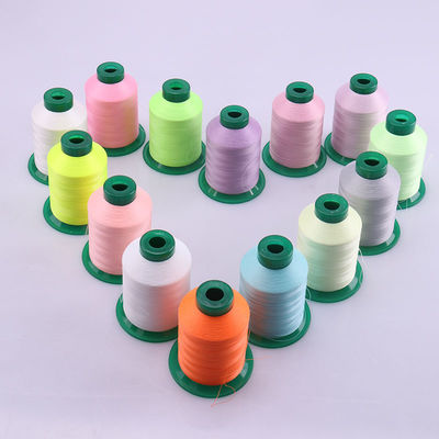 150D FDY Glow In The Dark Knitting Yarn Benang Jahit Fluoresen
