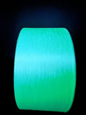 Sepatu Upper Glow Dark Yarn Polyester FDY Fluorescent Knitting Yarn