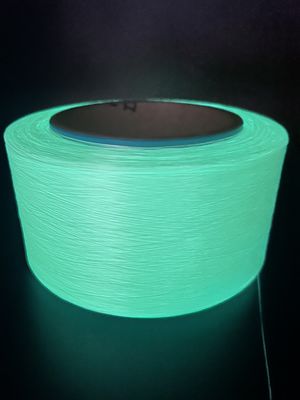 Polyester Fluorescent Knitting Benang Putih Sepatu Atas bersinar