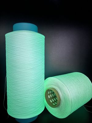 Polyester Glowing Diy Glow Yarn FDY Fluorescent Knitting Shoes Atas