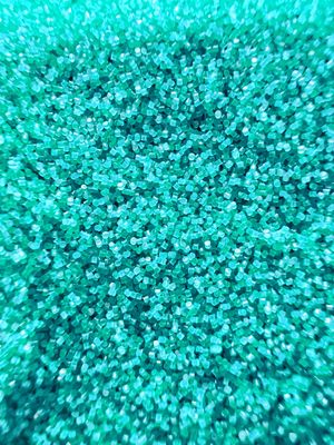 0.4*0.4mm Sand Blasting Plastik Kuning Warna Medium Size Stabilitas termal tinggi