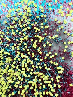 0.5*0.5mm Plastik silinder manik ledakan Polyamide Nylon