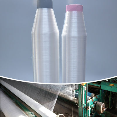 Benang Monofilament Polyester Twist Rendah 0.20mm PET Permeabilitas Udara Besar