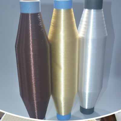 220D 0,15mm Polyester bordir Benang Monofilament Warna Brown