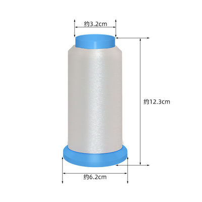 0.12mm Invisible Polyamide Monoembroidery Thread warna alami Mono Yarn
