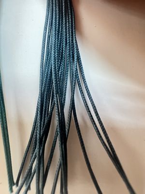 0.3mm Wax Coated Yarn Polyester Flat Waxed Thread High Tenacity Polyester Wax Sewing Thread