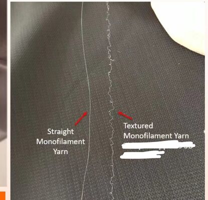 20D 30D Twist Monofilament Yarn Warna Cerah Polyester Monofilament Yarn untuk kaus kaki Menenun Monofilament Yarn